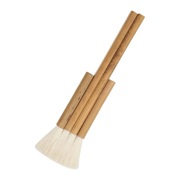 Pinceles para pintar con acuarelas, pelo de cabra, accesorios artísticos de merluza de bambú, bolígrafos profesionales, pinceles para pintar para arti 4 filas