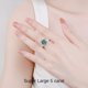 thumbnail image 4 of Anillos de Moissanita Azul/verde/amarillo de 5 Uds para Mujer Corte Redondo Color D VVS1 Anillos de Compromiso con Diamante Anillos de Boda de Moissanita de 6 Puntas para Mujer con Certificado, 4 of 7