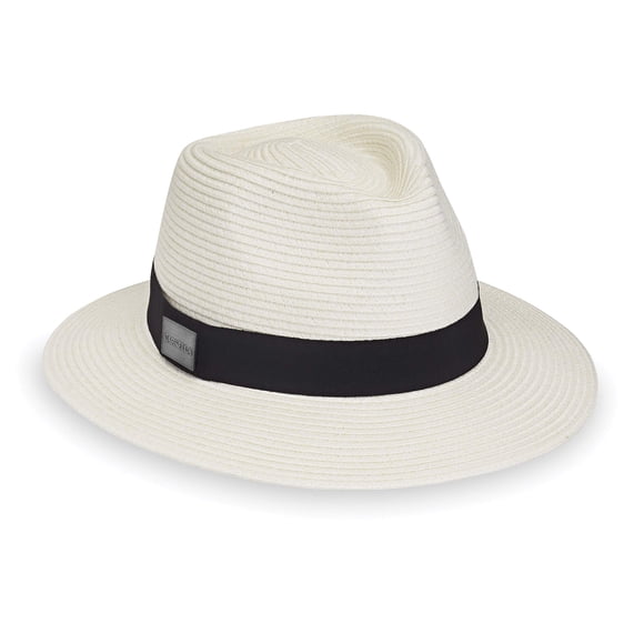 Sombrero Fedora CARKELLA L/XL Marfil UPF 50+ Plegable
