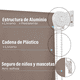 thumbnail image 4 of Cortina Roller Blackout Tostado 200 X 250 Cm Sunfree, 4 of 10