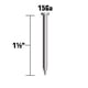 thumbnail image 2 of Finish Nails Metabo HPT 24202SHPT, calibre 15, 1-1/2 pulgadas, 1000 unidades, 2 of 3