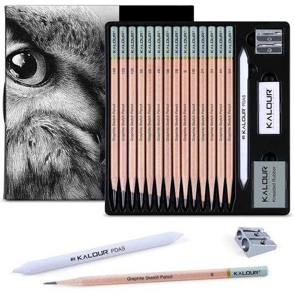 Set Lápices Grafito 18 Piezas 5h 14b Para Dibujo