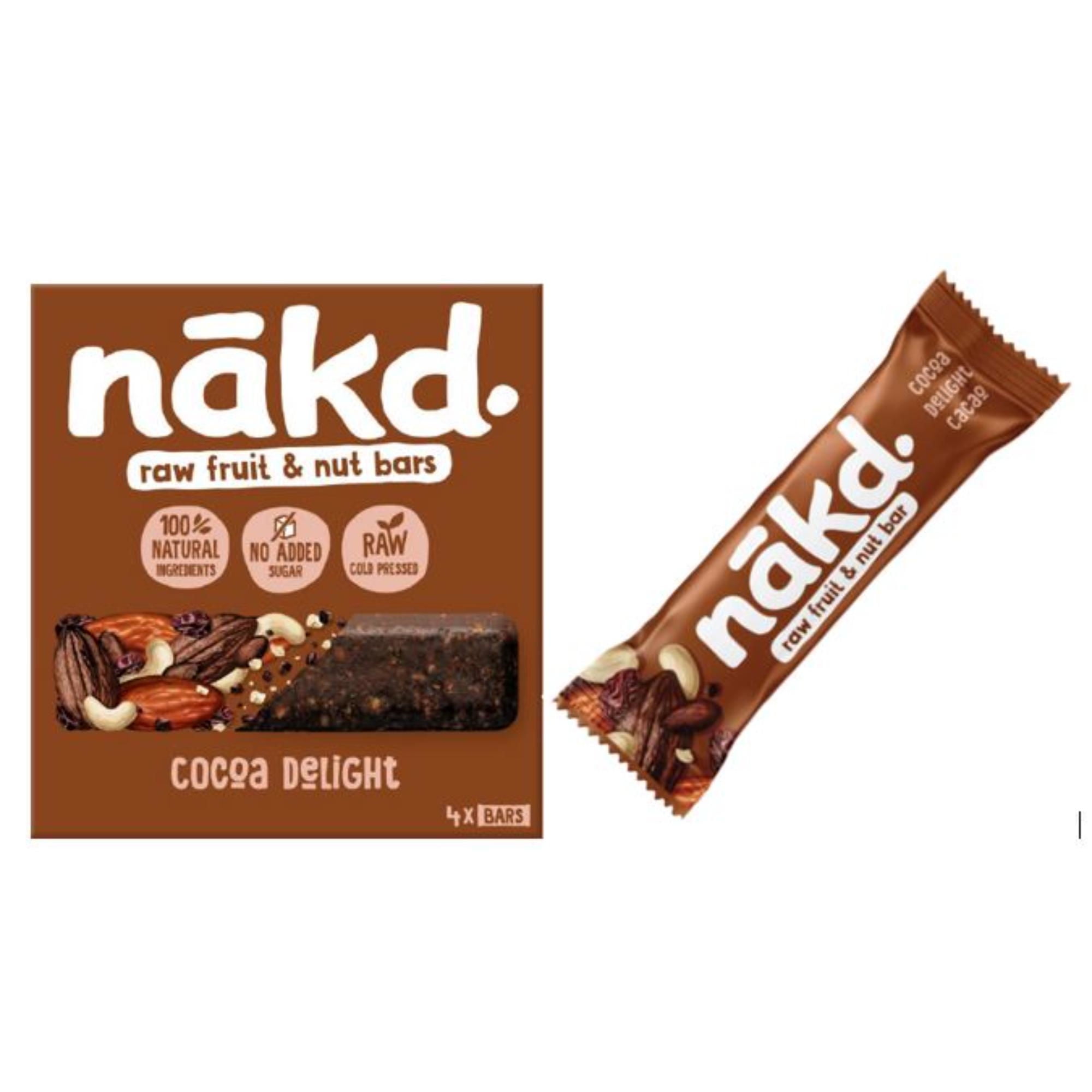 Nakd - Barra Cocoa Delight (4 Un De 35G)