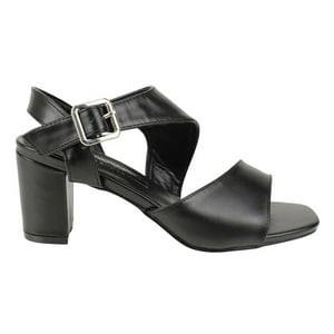 Sandalia New Walk Asimétrica Negra