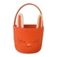 thumbnail image 4 of Cesta De Pascua Tejida Con Orejas De Conejo, Organizador De Almacenamiento Para Niños, Niñas Y Niños, Color Naranja, 4 of 5
