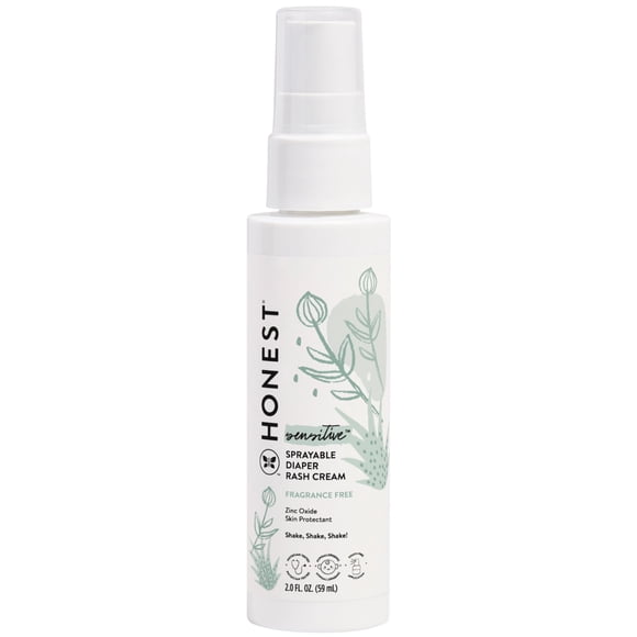 Crema para dermatitis del pañal en aerosol para bebés The Honest Company, 60 ml
