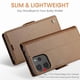 thumbnail image 3 of CaseMe tipo cartera Xiaomi Redmi Note 14 4G con cierre magnético, RFID, tarjetero, soporte, carga inalámbrica, 3 of 5