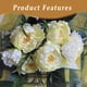 thumbnail image 2 of Flores artificiales Mini peonía Decoración del hogar Flores falsas Caja de dulces Flor, 2 of 5