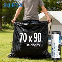 Aileda Bolsa De Basura Mediana 70X90 Cms 1 Rollo Con 11 Unidades
