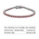 thumbnail image 2 of Pulseras de Tenis de Moissanita de 3 Mm para Mujer Color D VVS1 Pulsera de Diamante Rojo Chapado en Plata Esterlina 925 Oro Blanco de 18K Joyería para Mujer Pulseras 16-23 Cm, 2 of 8