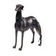 thumbnail image 1 of Figura De Animal De Resina Escultura Adorno De Escritorio Navideño Estatua De Perro Galgo, 1 of 5