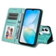 thumbnail image 5 of Funda tipo cartera FOXDOCK para Infinix Hot 12i , diseño girasol en relieve, cuero PU, cierre magnético, soporte y tarjetero, 5 of 5