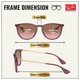 thumbnail image 5 of Gafas de sol Ray-Ban RB4171 Erika Violeta/Marrón - Kit, 5 of 7