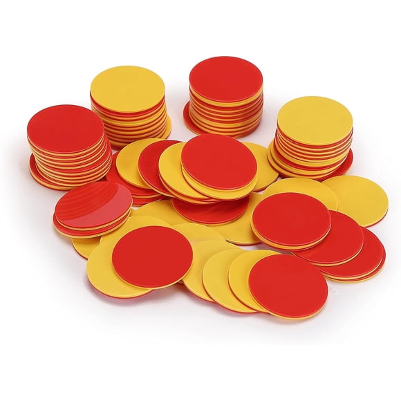Mr. Pen Two Color Counters, 100 pcs, Counters for Kids Math