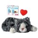 thumbnail image 1 of Juguete para mascotas Calmeroos de peluche con latido y rayas grises, 1 of 5