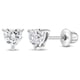 thumbnail image 1 of Aros de corazón en plata 925 con circón – Joya fina certificada plateado, 1 of 2