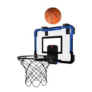 Magideal - Aro De Baloncesto, Accesorios De Aro De Baloncesto Para La Habitación De La Puerta Juego Deportivo Con Juguetes De Baloncesto De Bomba, Mini Aro Sobre Azul