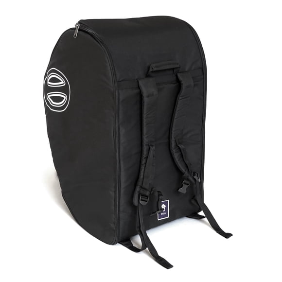 Bolsa De Viaje Acolchada Negra Para Cochecito