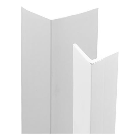 Esquinero Perfil L 25X25X2Mm Blanco 3Mts Dvp