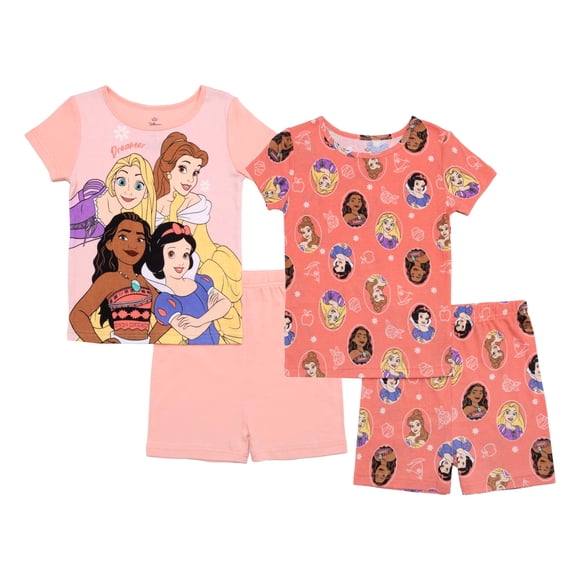 Set de pijama Princess Selfie de Disney para niñas, 4 años, 100% algodón
