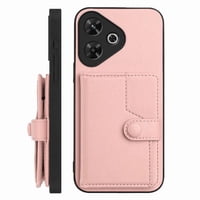 Foxdock Funda Para Xiaomi Redmi Note13 4G Con Bloqueo Rfid - Diseño Elegante Con Cierre De Botón