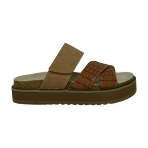 Sandalia Mujer Camel Copa Detogni