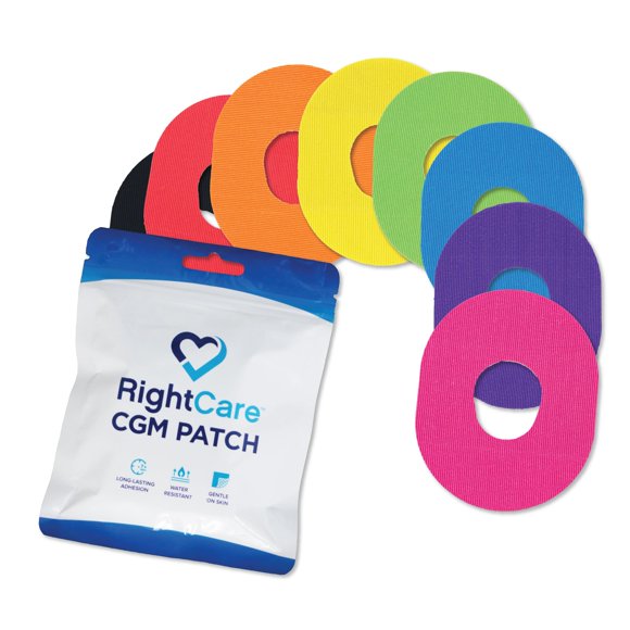 Parches adhesivos CGM RightCare para Dexcom G7 (paquete de 25)
