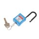 thumbnail image 4 of PL38-KD Candado De Bloqueo De Seguridad Curvado De PVC De 38 Mm, Azul, 4 of 5