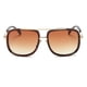 thumbnail image 2 of Gafas de sol de moda europeas y americanas con el mismo estilo, montura de metal, doble haz, personalidad, montura grande, gafas de sol vintage, 2 of 5