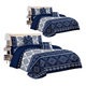 thumbnail image 2 of Quilt verano azul rombos 2 plazas, 2 of 3