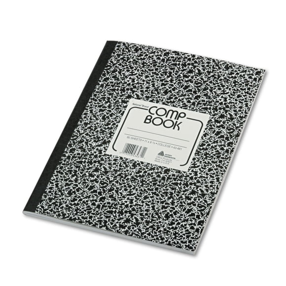 Cuaderno de composición de marca nacional, 80 hojas, 21 x 29,7 cm
