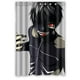 thumbnail image 1 of Cortina de ducha con diseño de anime japonés Tokyo Ghoul, juego de cortinas de baño con ganchos, tamaño 48 x 72 pulgadas, 1 of 3