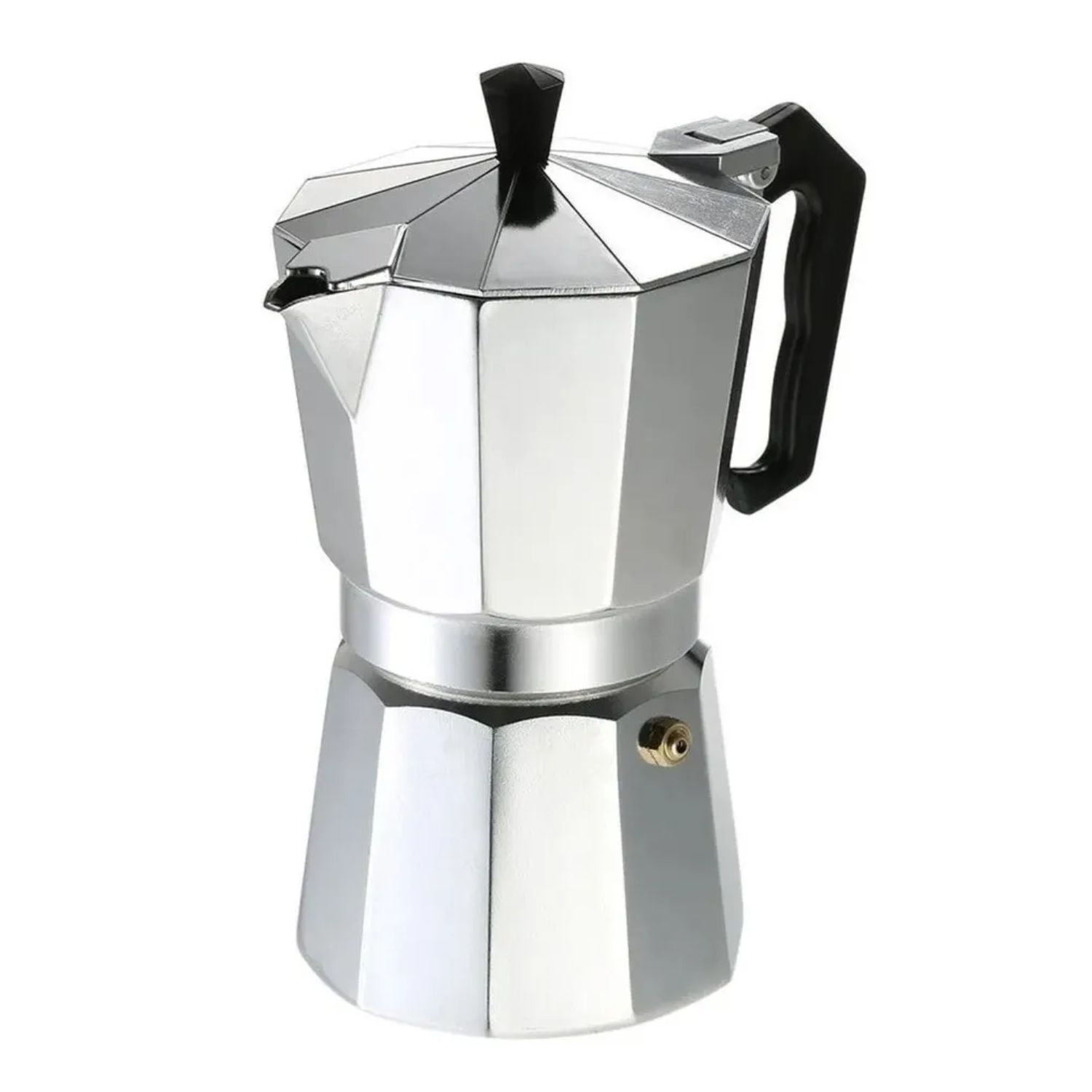 Genérico - Cafetera Italiana 9 Tazas Cafetera Portatil Color Gris
