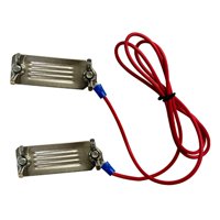 Ioensy - Conector De Cinta Para Cerca Eléctrica Con Cable De 1 M Para Jardín, Patio Agrícola