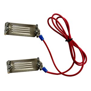 Ioensy - Conector De Cinta Para Cerca Eléctrica Con Cable De 1 M Para Jardín, Patio Agrícola