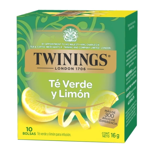 Té Verde y Limón Caja, 16 g