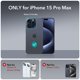 thumbnail image 2 of Funda de teléfono ESR Cyber Series para iPhone 15 Pro Max negra, 2 of 8