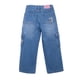 thumbnail image 2 of Jeans Niña Cargo Bordado Flores Celeste, 2 of 3