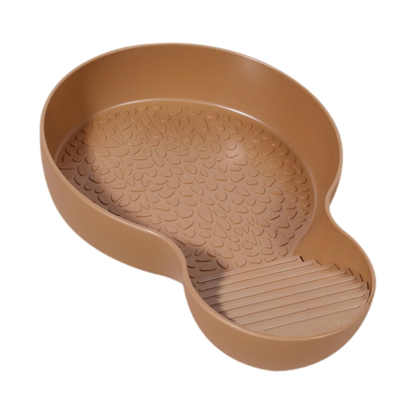 Plato De Baño Para Reptiles, Plato De Agua Para Piscina, Tortuga, Ranas Camaleón, Suministros Para Mascotas, Color Bronceado