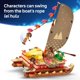 thumbnail image 4 of Set de juguetes de construcción LEGO Disney Moana's Adventure Canoe 6+, 4 of 6