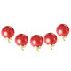 thumbnail image 1 of 5pcs 16 mm botones de perlas de plástico encantos para coser scrapbooking artesanías rojo, 1 of 5