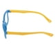 thumbnail image 3 of Gafas De Montura De Silicona Suave Anti Azul Claro Con Estilo Para Ni?os Azul + Amarillo, 3 of 5