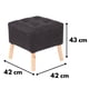 thumbnail image 2 of Pouf Alemania Grafito Omega 42x42x43 cm, 2 of 3
