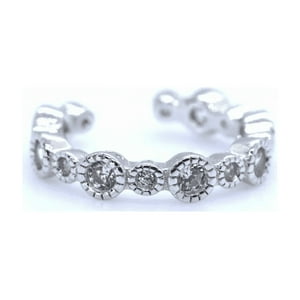 Lidia Tu Moda - Aro Earcuff Con Circones Plata 925