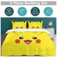 thumbnail image 5 of Pi-ka-chu Bed Duvet Cover Microfiber Bedding Sets 3D Printed Lightweight 3 Piece Comforter Sets for Kids Boys Girls, 5 of 5