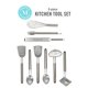 thumbnail image 2 of Juego de Utensilios de Cocina de Acero Inoxidable de 9 Piezas Martha Stewart, 2 of 7
