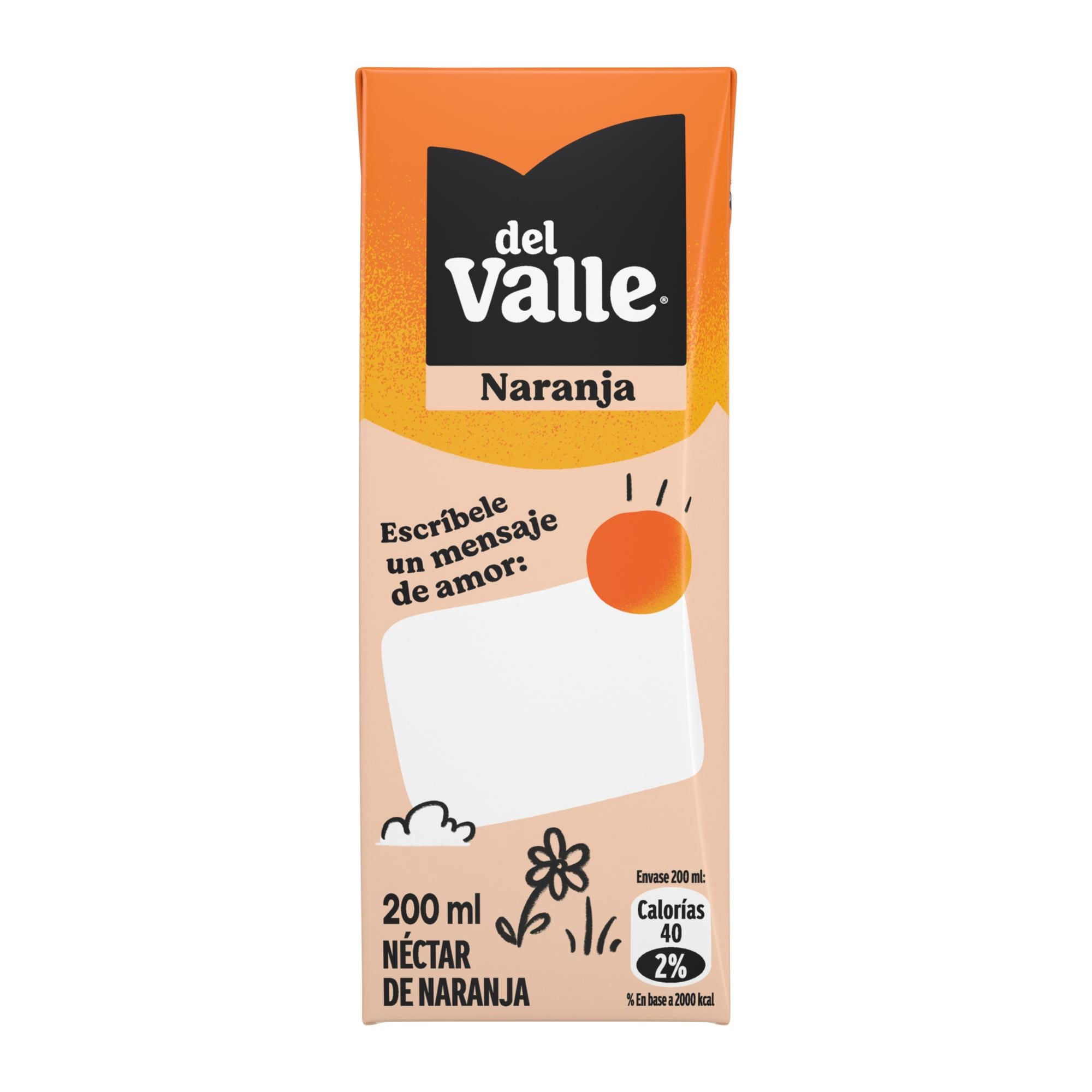Néctar Naranja Caja 200 ml Del Valle