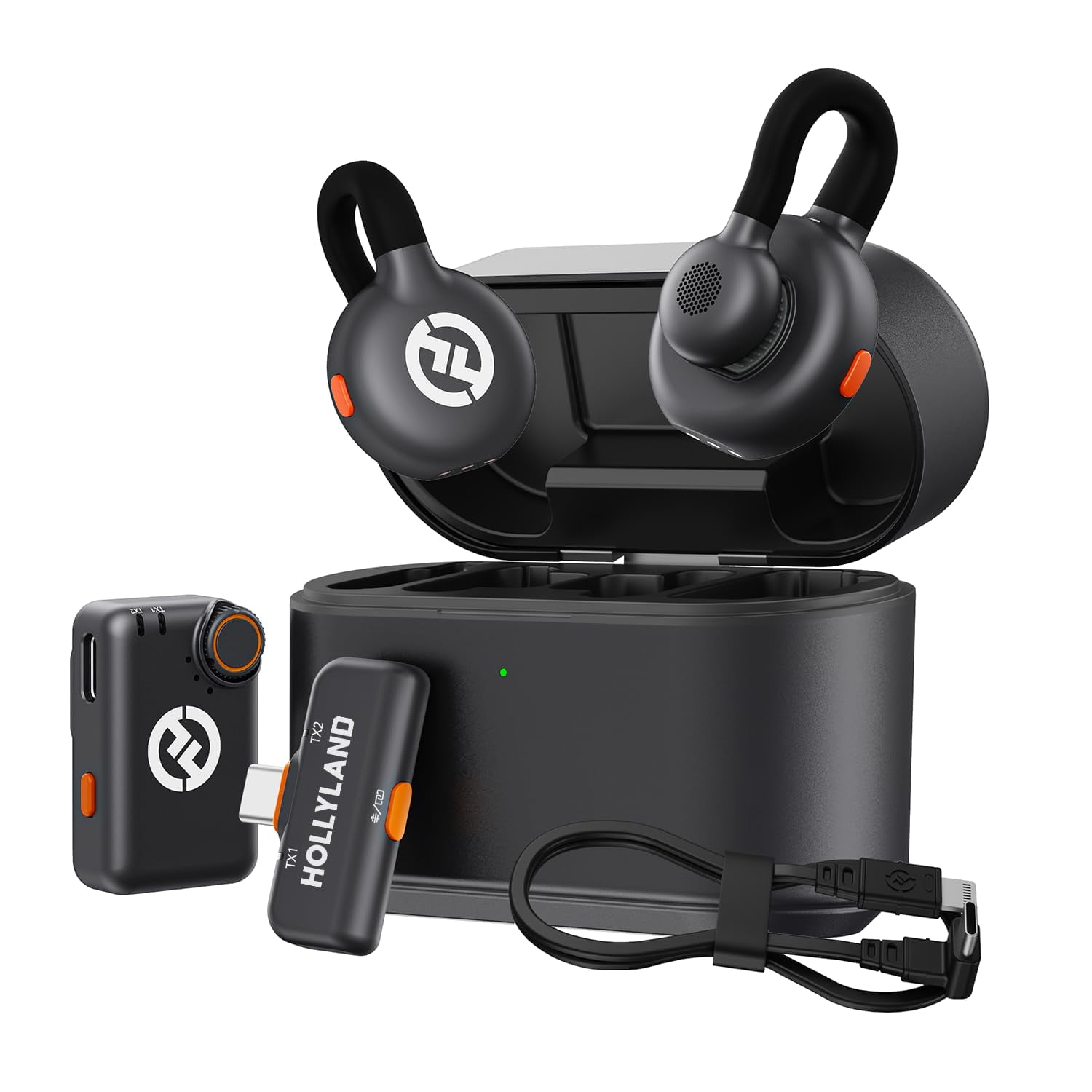 Hollyview - Micrófono Inalámbrico Hollyland Lark M2s Combo Para Iphone/cámara