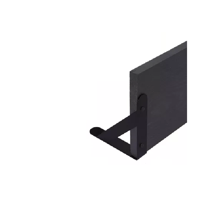 Genérico - Repisas Flotantes De Madera Multipropósito Kit 4 Negro