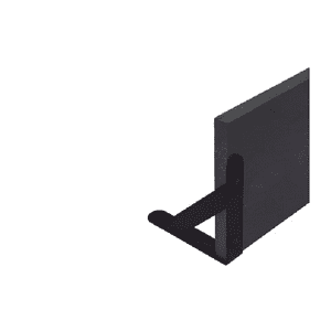 Genérico - Repisas Flotantes De Madera Multipropósito Kit 4 Negro